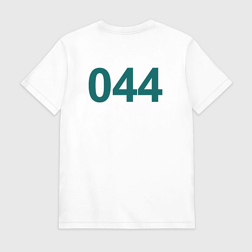 Мужская футболка 044 - Игра в кальмара / Белый – фото 2