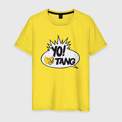 Футболка хлопковая мужская Yo Wu-Tang, цвет: желтый