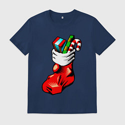 Мужская футболка Рождественский чулок