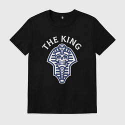 Футболка хлопковая мужская Dead king, цвет: черный