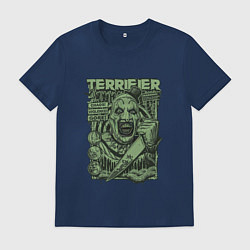 Мужская футболка Ужасающий постер