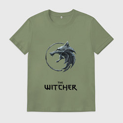 Футболка хлопковая мужская The witcher ciri, цвет: авокадо