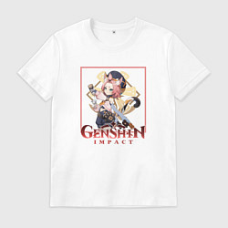 Футболка хлопковая мужская Бармен Диона, цвет: белый