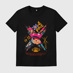 Футболка хлопковая мужская One Piece Chopper Tony Tony, цвет: черный