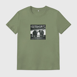 Футболка хлопковая мужская Gentle giants, цвет: авокадо