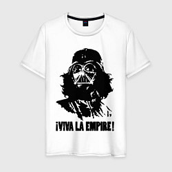 Футболка хлопковая мужская Vader - viva la empire, цвет: белый