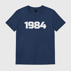 Футболка хлопковая мужская Рожден 1984, цвет: тёмно-синий