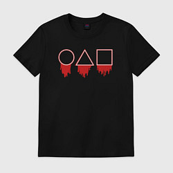 Футболка хлопковая мужская Bloody symbols, цвет: черный