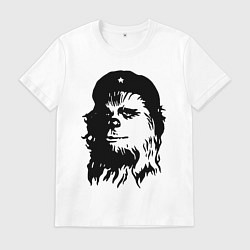 Футболка хлопковая мужская Star wars - Chewie Guevara, цвет: белый