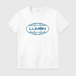 Футболка хлопковая мужская Корпорация Lumon, цвет: белый