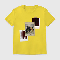 Футболка хлопковая мужская Подруги, цвет: желтый
