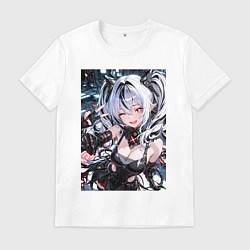 Футболка хлопковая мужская Jetavie Punishing Gray Raven, цвет: белый