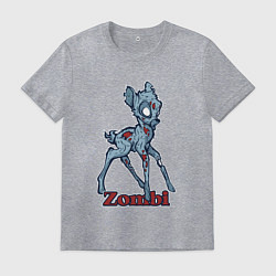 Мужская футболка Оленёнок зомби