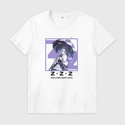 Футболка хлопковая мужская Вивиан - Zenless Zone Zero, цвет: белый