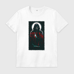 Мужская футболка Крик гостфейс с луной