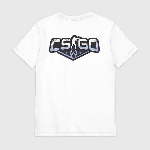 Мужская футболка Counter-Strike - спецназовец в противогазе / Белый – фото 2