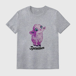 Футболка хлопковая мужская Барашек, цвет: меланж