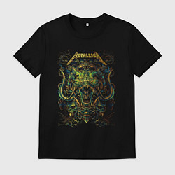 Футболка хлопковая мужская Metallica Ornament I, цвет: черный