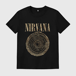 Футболка хлопковая мужская Nirvana Circles of hell, цвет: черный