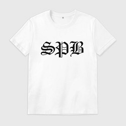 Футболка хлопковая мужская Saint Petersburg - meme, цвет: белый