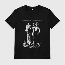 Футболка хлопковая мужская Depeche Mode - World Violation Official Merch, цвет: черный