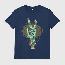 Мужская футболка Рука зомби жест V