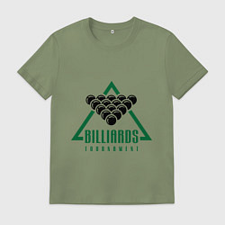 Мужская футболка Billiards tournament