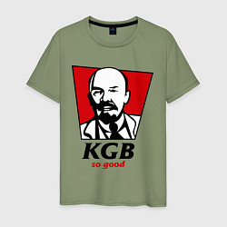 Футболка хлопковая мужская KGB: So Good, цвет: авокадо