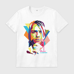 Мужская футболка Kurt Cobain: Colors