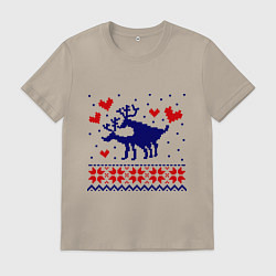 Мужская футболка Любовь оленей