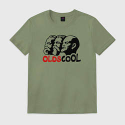 Футболка хлопковая мужская Oldscool USSR, цвет: авокадо