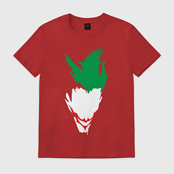 Футболка хлопковая мужская Faceless Joker, цвет: красный