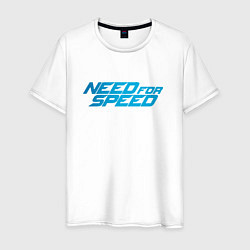 Футболка хлопковая мужская Need for speed, цвет: белый