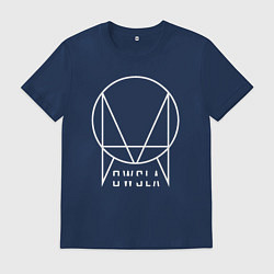 Футболка хлопковая мужская OWSLA, цвет: тёмно-синий