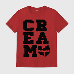 Футболка хлопковая мужская Wu tang clan, цвет: красный