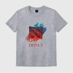 Футболка хлопковая мужская Dota 2 Shadows, цвет: меланж
