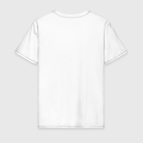 Мужская футболка 0017 / Белый – фото 2