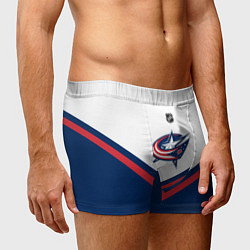 Трусы-боксеры мужские NHL: Columbus Blue Jackets, цвет: 3D-принт — фото 2