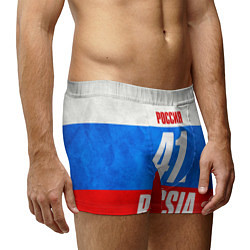 Трусы-боксеры мужские Russia: from 41, цвет: 3D-принт — фото 2