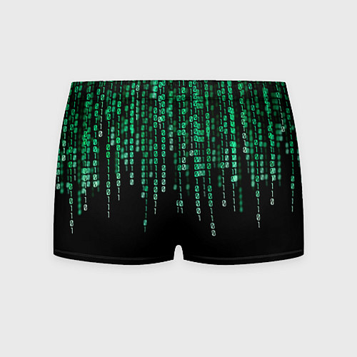 Мужские трусы Цифровой поток из матрицы / 3D-принт – фото 2
