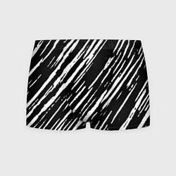 Трусы-боксеры мужские Black&White stroke, цвет: 3D-принт