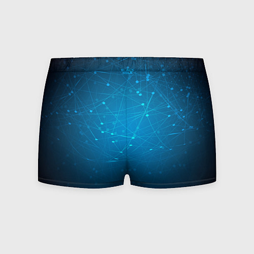 Мужские трусы Bitcoin Blue / 3D-принт – фото 2