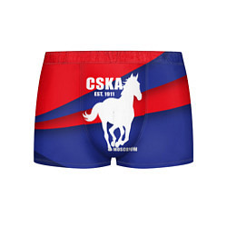 Трусы-боксеры мужские CSKA est. 1911, цвет: 3D-принт