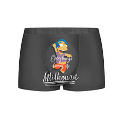 Трусы-боксеры мужские Milhouse, цвет: 3D-принт