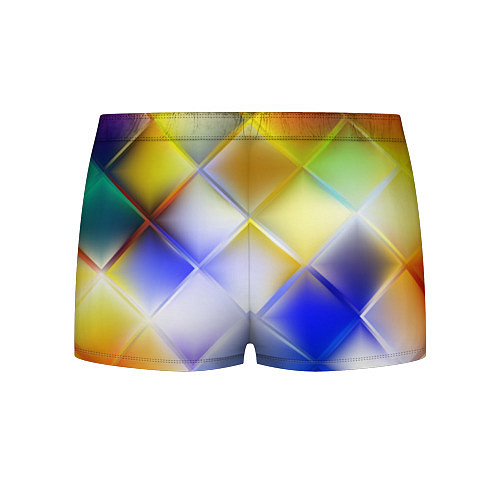 Мужские трусы Colorful squares / 3D-принт – фото 2