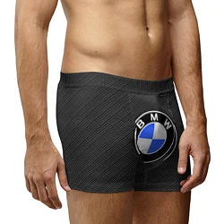 Трусы-боксеры мужские BMW CARBON БМВ КАРБОН, цвет: 3D-принт — фото 2