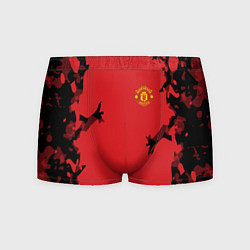 Трусы-боксеры мужские FC Manchester United: Red Original, цвет: 3D-принт