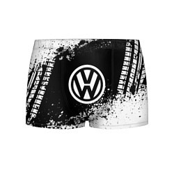 Трусы-боксеры мужские Volkswagen: Black Spray, цвет: 3D-принт