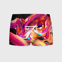 Трусы-боксеры мужские MUSE: Neon Colours, цвет: 3D-принт