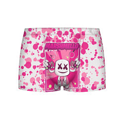 Трусы-боксеры мужские Marshmello: Pink Fashion, цвет: 3D-принт